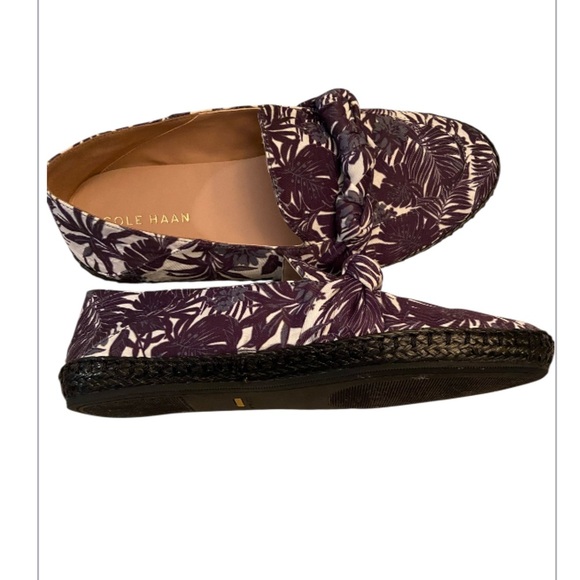 Cole Haan Knotted Espadrille Slip On Floral Print Women’s Size 8.5 - Picture 6 of 6